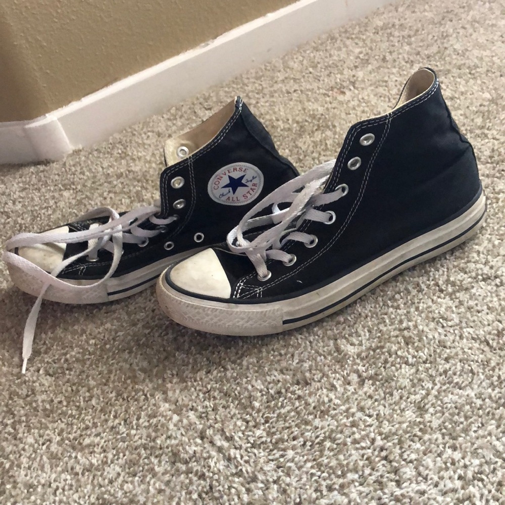 Black High Top Converse